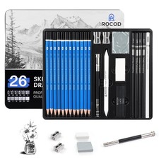 Sketch Pencils for Kids Adults Drawing Professional Art Graphite 26 PCS