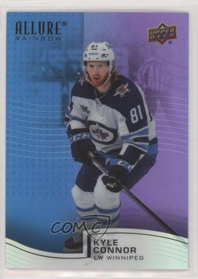 2021-22 Upper Deck Allure Rainbow Blue Purple 190/199 Kyle Connor #R-80 0iv9