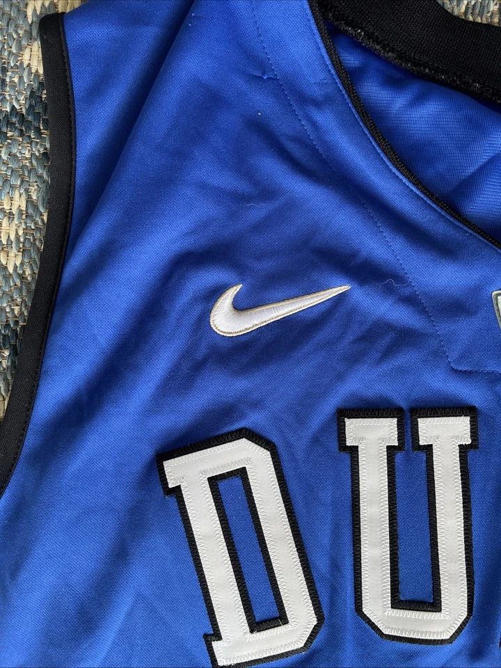 Camiseta deportiva de baloncesto para hombre Nike Elite Duke azul talla grande #1 Foto 3 de 4