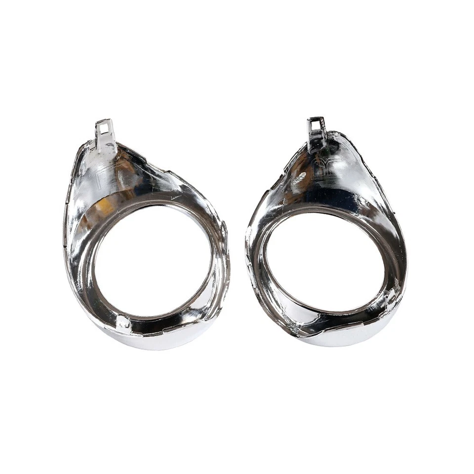 2 For Lexus ES300h ES350 Front Bumper Fog Light Lamp Bezel Trim Cover Chrome L&R Foto 2 de 4