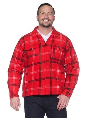 Herren Holzfäller Hemd Thermohemd gefüttert Sweatshirt Kariert Jacke, M- 2XL