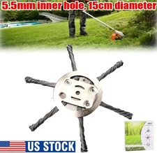 Steel Wire Grass Trimmer Head Tool Kit Lawn Mower Weeding Head Brush Cutter