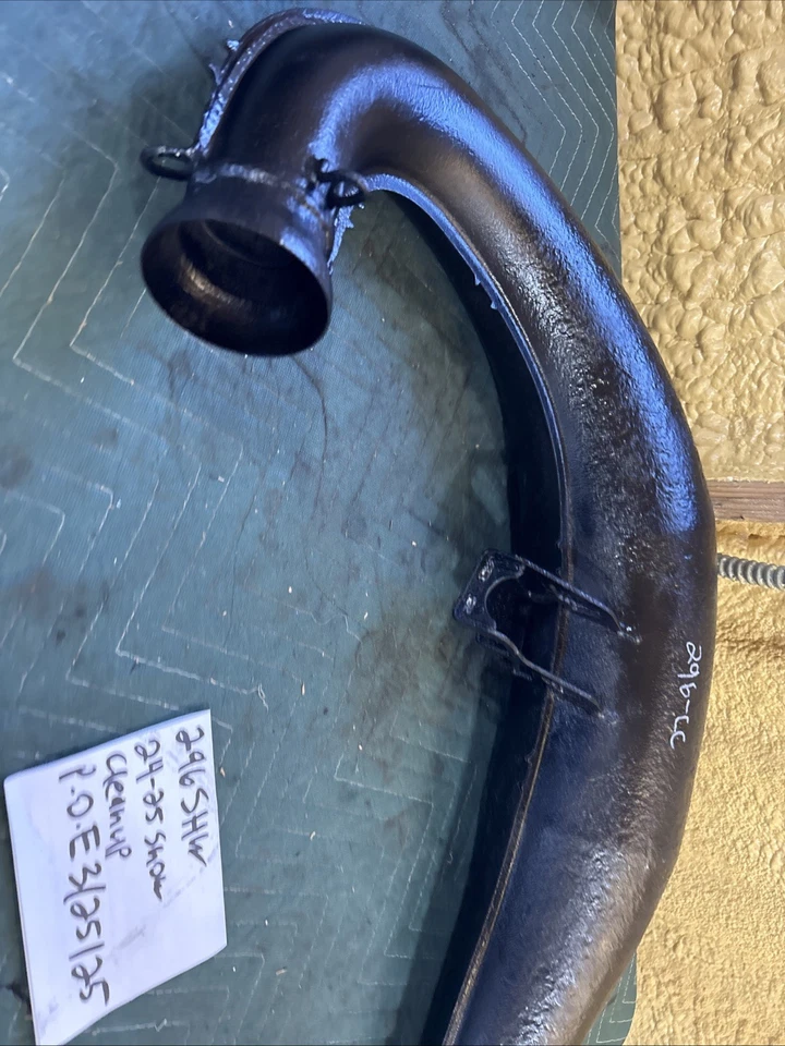 2000 Polaris RMK 700 exhaust pipe expansion chamber 296 - Image 2 of 4