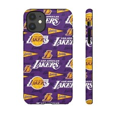 Los Angeles Lakers Apple iPhone, Samsung Galaxy, and Google Pixel Phone Cases