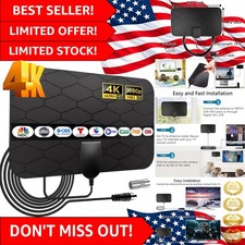 High-Performance Indoor Antenna - Portable, Easy Install, 10ft Coaxial Included