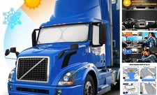 Semi-Truck Sun Shade for Windshield and Side Window  Semi-Truck Sun Shade 888