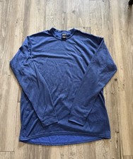 Vintage Patagonia Capilene Base Layer Size Large Blue Made in USA Long Sleeve