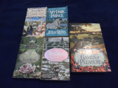 Lot of 5 by Julia Ross The Seduction, My Dark Prince,the Wicked Lover and more!