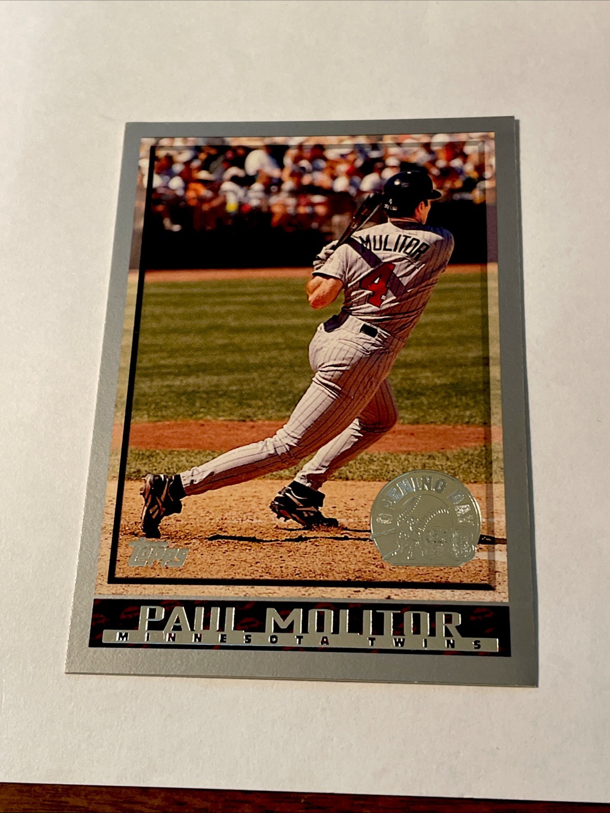 1998 Topps Opening Day Paul Molitor #118 Minnesota Twins MLB Hall Of Fame Star