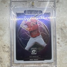 Panini 2021 Donruss Optic Mythical Insert Mike Trout #M9 Angels Baseball Card