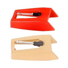 Plastic Record Player Essential Diamond Styluses Needle with Cleaning Brush