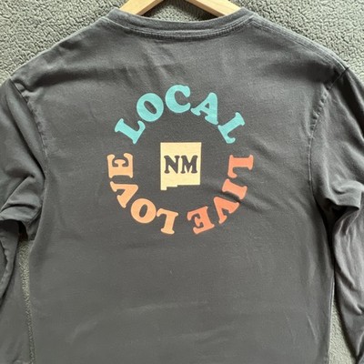 State Of Mine New Mexico Local Live Love Gray Long Sleeve Shirt