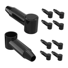 Black Battery Terminal Cover Silicone Stud Terminal Cover Black 4 AWG - 2/0 AWG