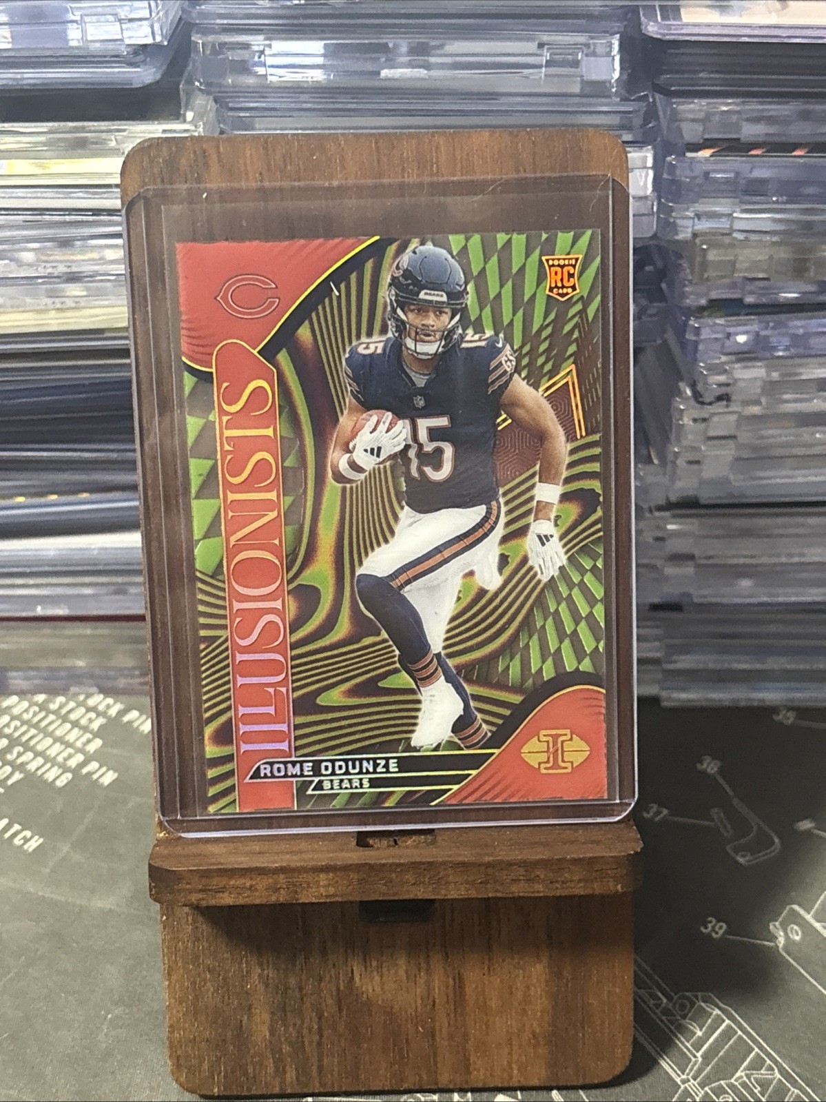 Rome Odunze Panini Illusions Illusionists #10 Red