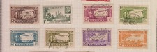LOT 8 TIMBRES SENEGAL ANCIENS 1935 COLONIES FRANCAISES   AERIEN NEUFS  OBLITERE