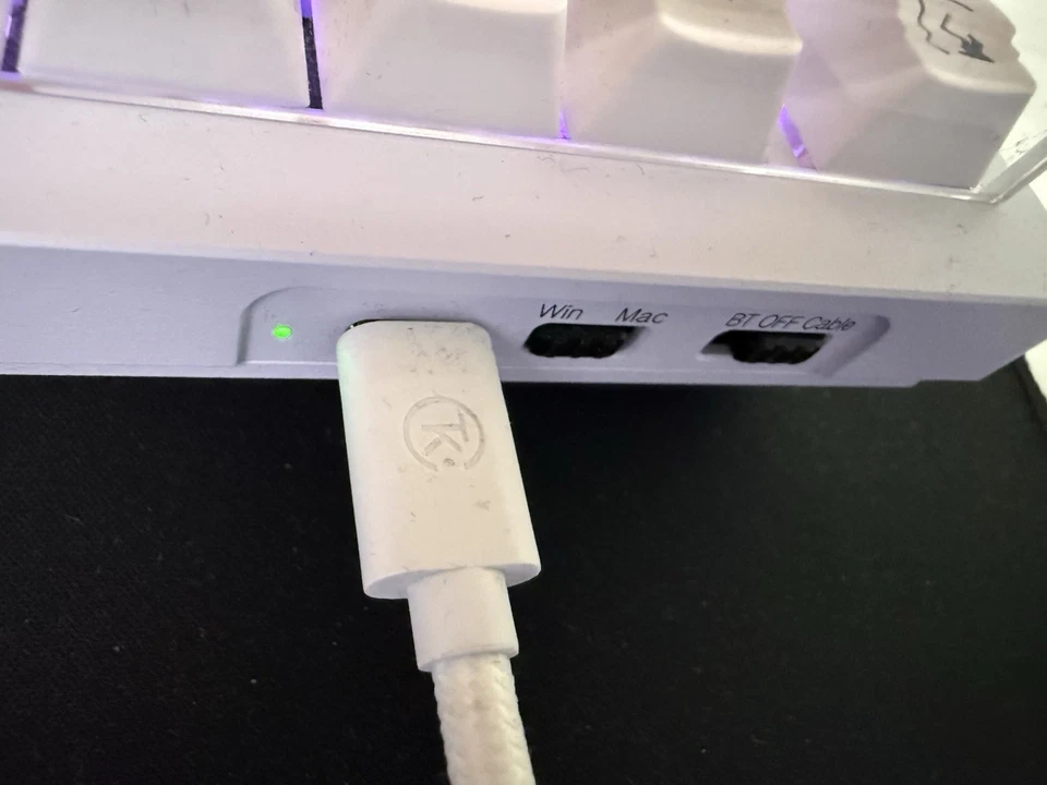 Keychron Q1 Pro BT+Cable Mechanical Keyboard QWERTY Knob RGB Modded Gasket Alu - Bild 4 von 4