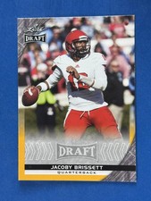 2016 Leaf Draft Gold #34 Jacoby Brissett NC State Wolfpack