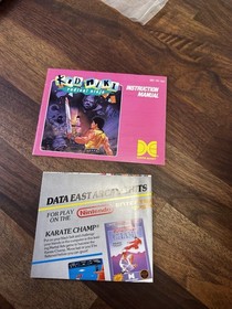 Kid Niki: Radical Ninja Ninentdo NES Authentic Complete CIB with Box & Manual