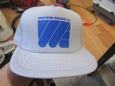 Vintage Western Engine Foam Snap Back 5 Panel Yupoong Truckers Baseball Cap Hat