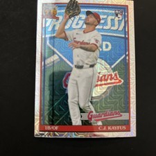 2026 Topps Series 1 RC C.J. Kayfus #91C-36 Silver Pack Chrome Mojo Guardians