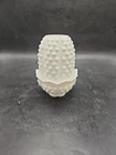 Vintage Fenton Fairy Lamp White Milk Glass Hobnail 4.5"