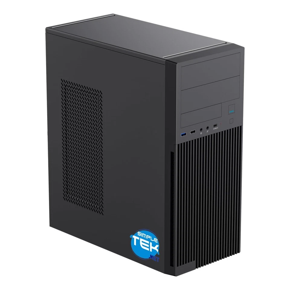 ATX Micro-ATX Mini-ITX Case With 500W Power Supply 2 X 5.25 + 1 X 3.5" USB-C - Image 4 of 4