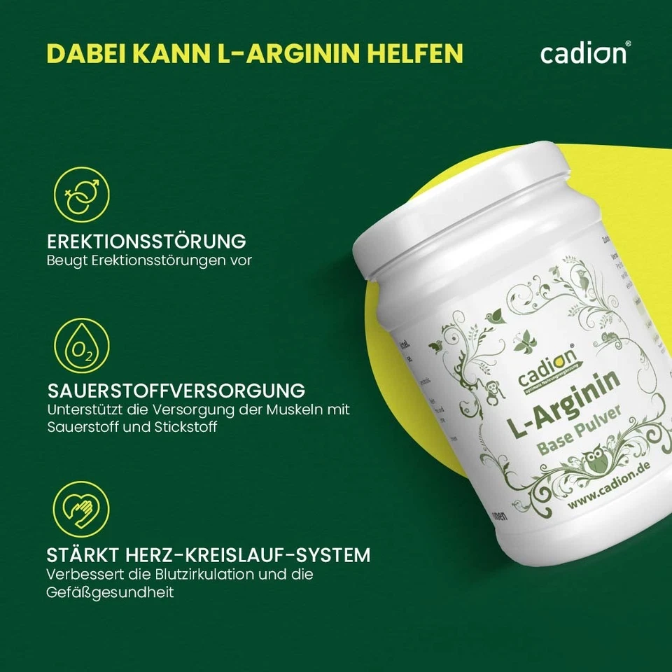 L-Arginin Base Pulver I 1000g reines L-Arginin HCL I Aminosäure ohne Zusätze - Bild 2 von 4