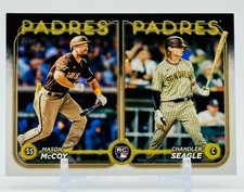 2024 Topps Update Series #US227 Rookie Combo Mason McCoy, Chandler Seagle RC