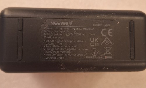 NEEWER CM28 kabelloses Lavalier Mikrofonsystem Beschreibung ansehen - Bild 9 von 10