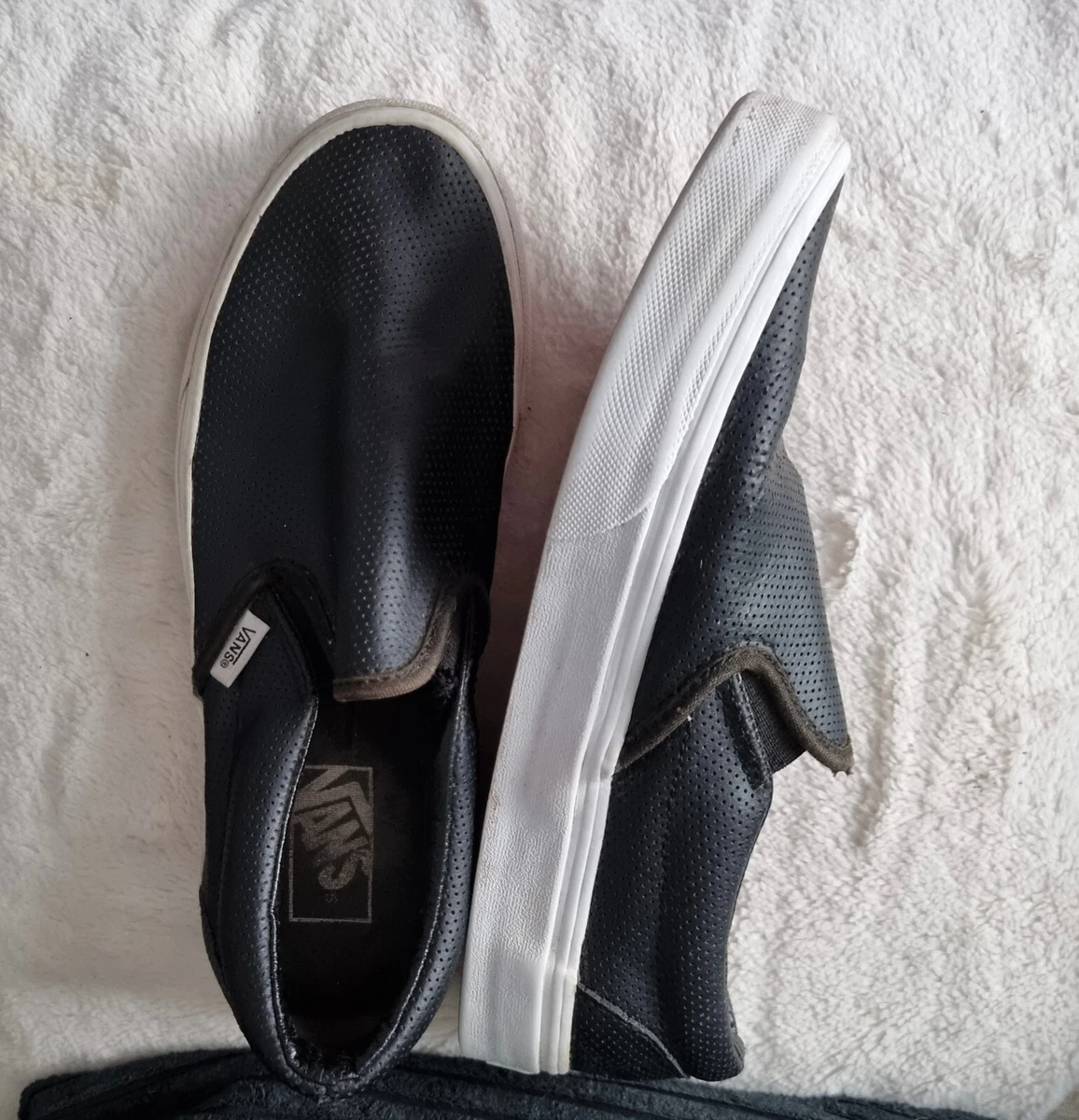 Slip on vans with strap sale