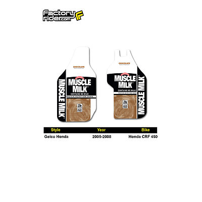 2005-2008 Honda CRF 450 GEICO Fork Guards dirt bike graphics | eBay