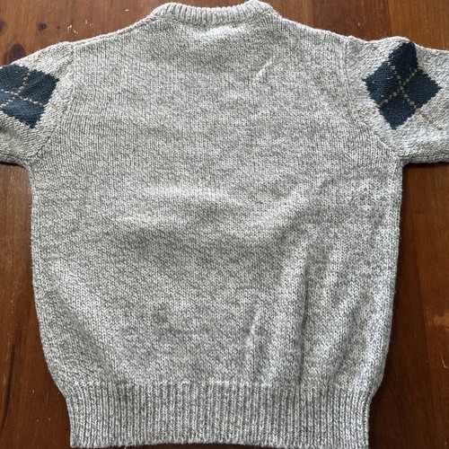 University Of Pennsylvania Jansport Argyle Gray Sweater Medium EVC Academia - Picture 12 of 12