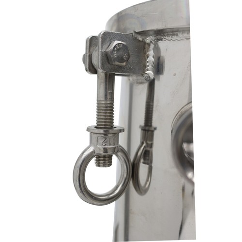 120 Psi Bag Filter Housing 304 Stainless 1" npt In/Out Flat Plate Lid Nib - Picture 14 of 22