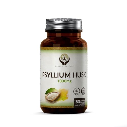 Psyllium Husk | 180 Kapseln 500mg natürliche Gewichtsabnahme | Detox Colon Cleanse - Bild 10 von 19