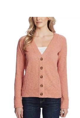 Two by Vince Camuto Peach Cardigan Sweater Size Small