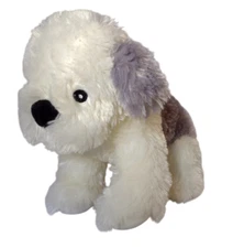 Silky Dog Plush Gray White Maltese Havanese Kellytoy Soft Stuffed Animal Toy 10"