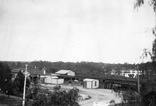 Foto antigua Mildura Victoria 1915 The Mildura Railway Station The Murray River