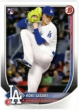 2025 Bowman Baseball ROKI SASAKI Rookie RC #12 Los Angeles Dodgers