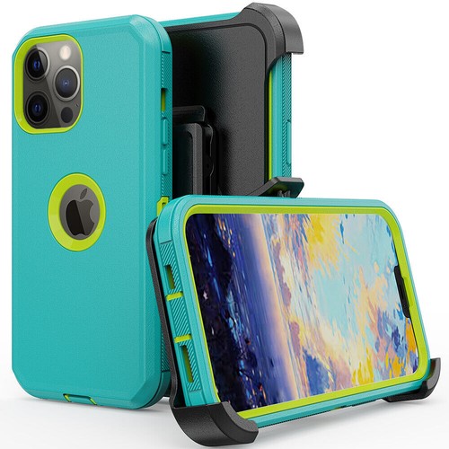 For iPhone 13 Pro 13 Mini 13 Pro Max Shockproof Defender Case Cover+Belt Clip - Picture 63 of 71