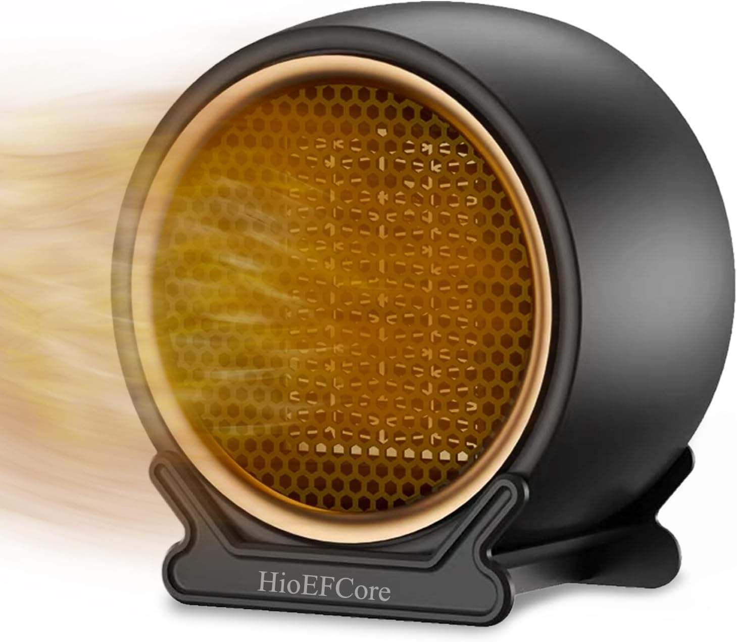 Portable 1200W/800W Space Heater with Thermostat for Indoor Desk Use-image