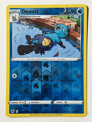 Dewott 042/189 Reverse Holo Uncommon Astral Radiance Pokemon Pack Fresh - Picture 4 of 7