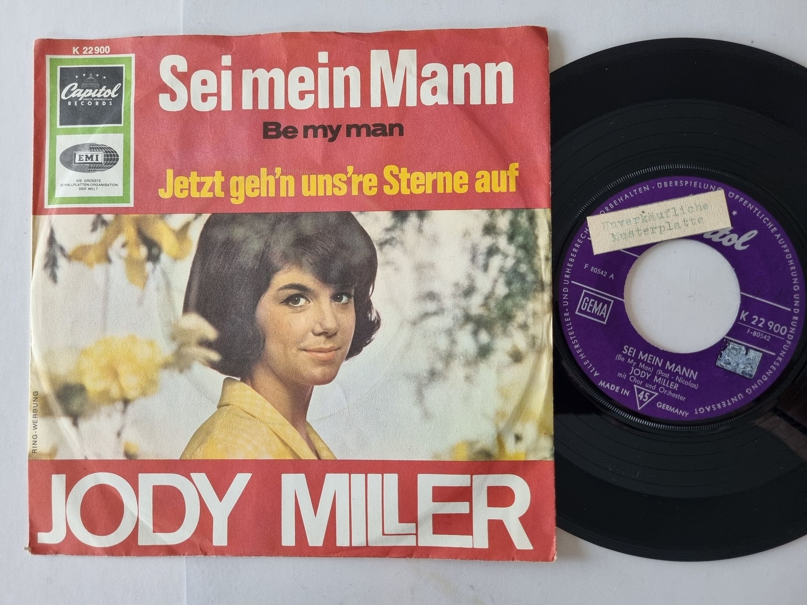 Jody Miller - Sei mein Mann 7'' Vinyl Germany