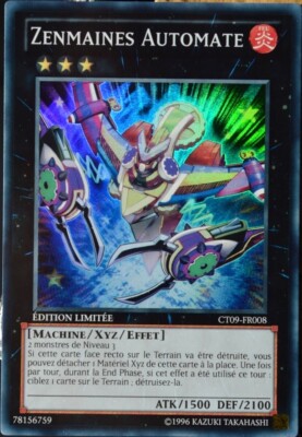 Yu-Gi-Oh! Karte „Aufziehbare Zenmaines“ (Super Rare) – CT09-EN008 Promo