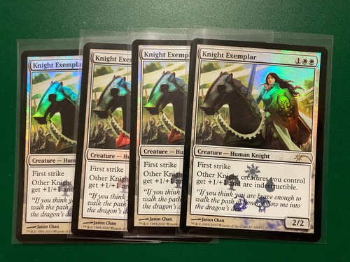 Knight Exemplar (Foil) - Resale Promos - Near Mint (Full Playset)