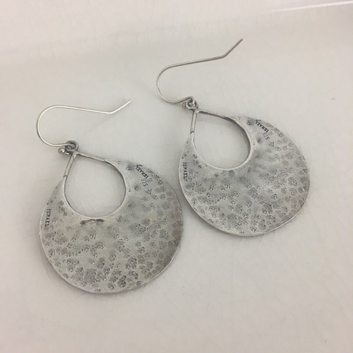 SILPADA W1539 Half Moon Bay Earrings VINTAGE STAMPED LOGO Quality HTF - Picture 11 of 12