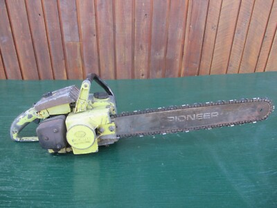 Vintage PIONEER 1200 AUTOMATIC Chainsaw Chain Saw with 20 Vintage PIONEER 1200 AUTOMATIC Chainsaw Chain Saw with 20