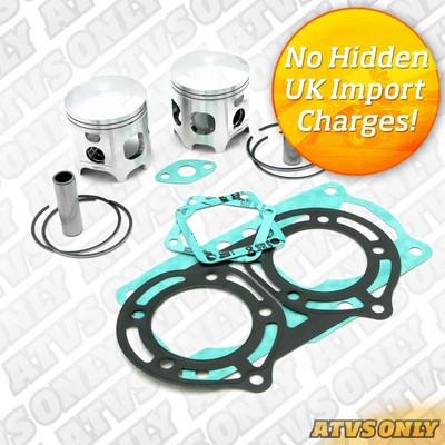 Banshee 350 Kolben Kit 65 mm + 1 mm 0,40 große Bohrung übergroße Pin Clips Ringe Dichtung