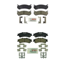 Bosch QuietCast Front & Rear Ceramic Disc Brake Pads Kit For Cadillac Chevy GMC