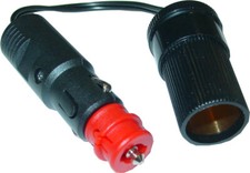 Adapterkabel DIN Normstecker, 2 Funktionen, auf Zigarettenanzünder 21mm, D17D