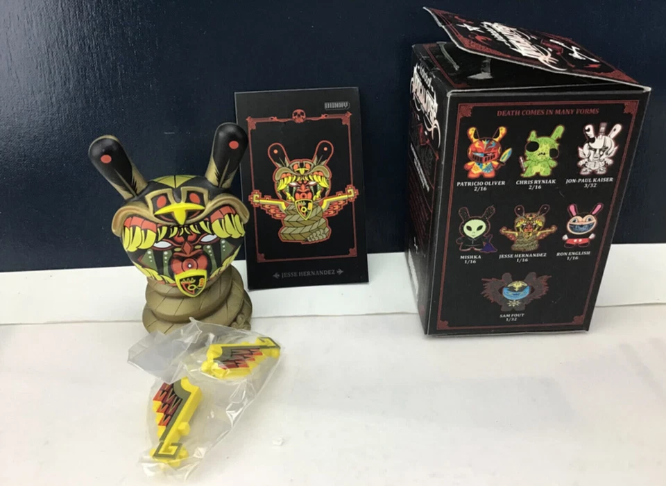 Figura Kidrobot Apocalypsf Dunny 2012 - Kukulcan Jesse Hernández Foto 2 de 4